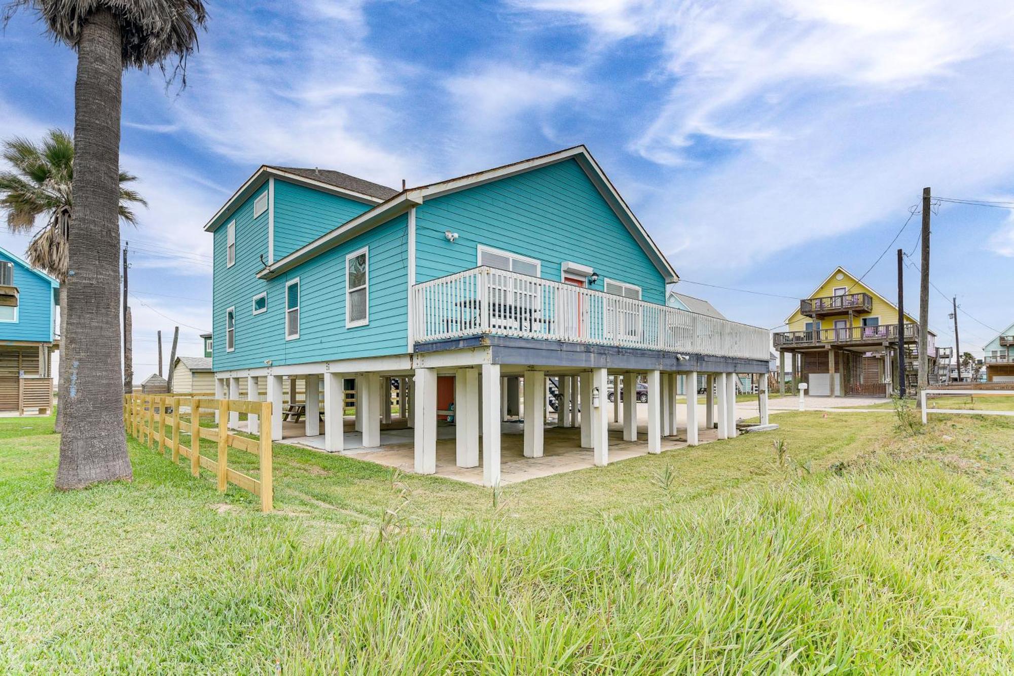 Large Group Gulf Retreat, Steps To Surfside Beach! Luaran gambar