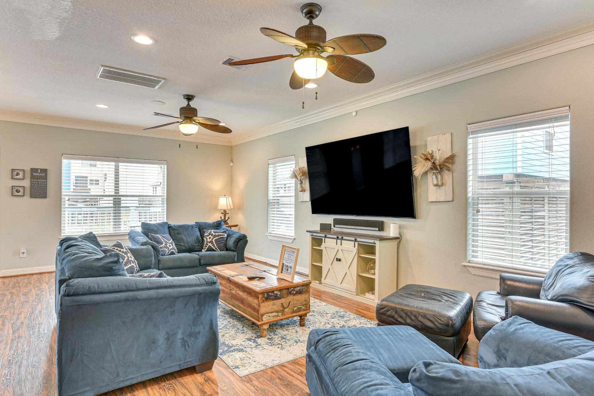 Large Group Gulf Retreat, Steps To Surfside Beach! Luaran gambar