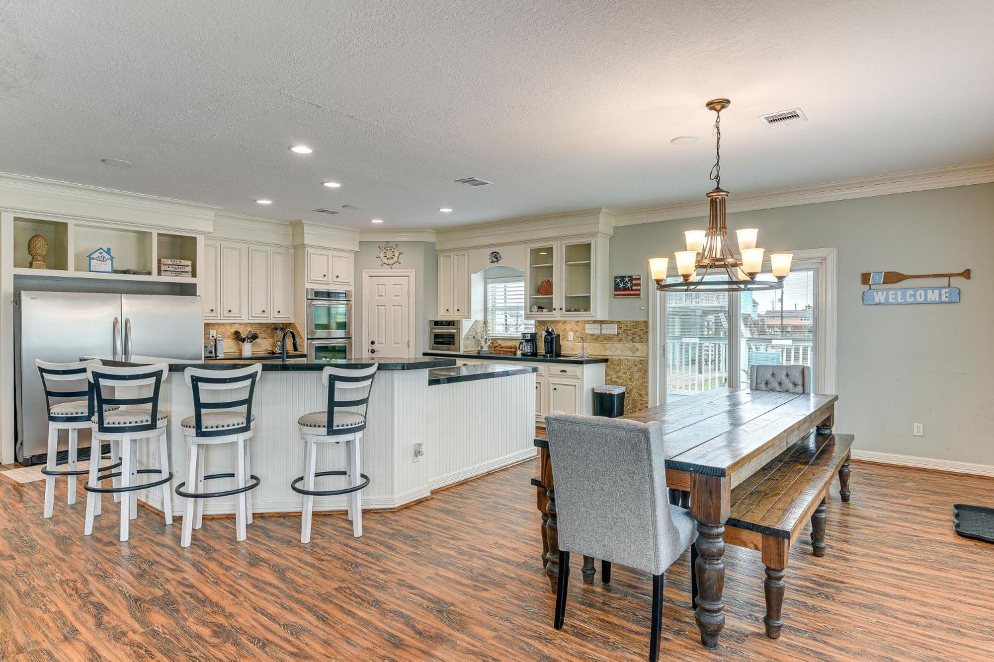 Large Group Gulf Retreat, Steps To Surfside Beach! Luaran gambar