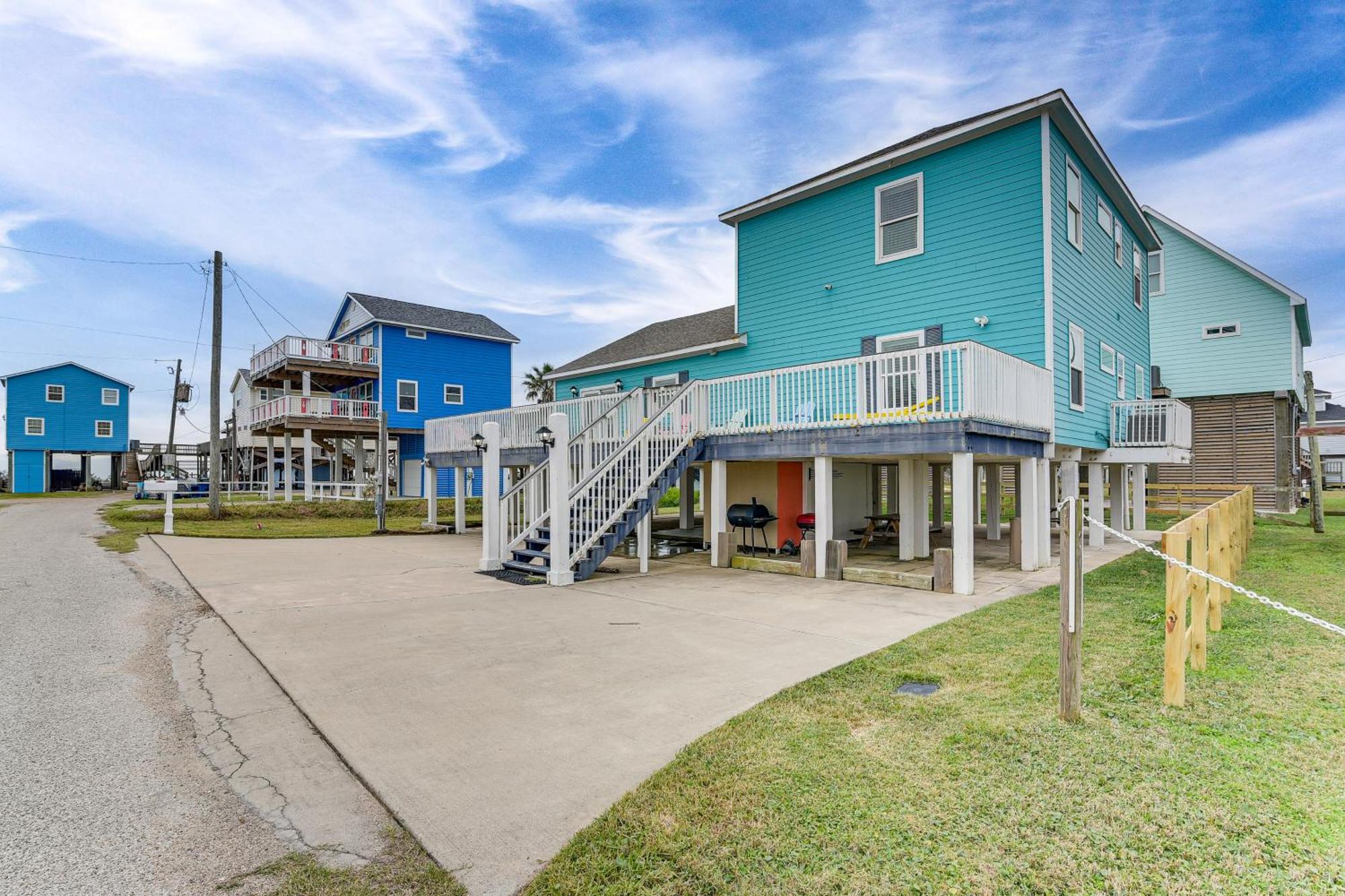 Large Group Gulf Retreat, Steps To Surfside Beach! Luaran gambar